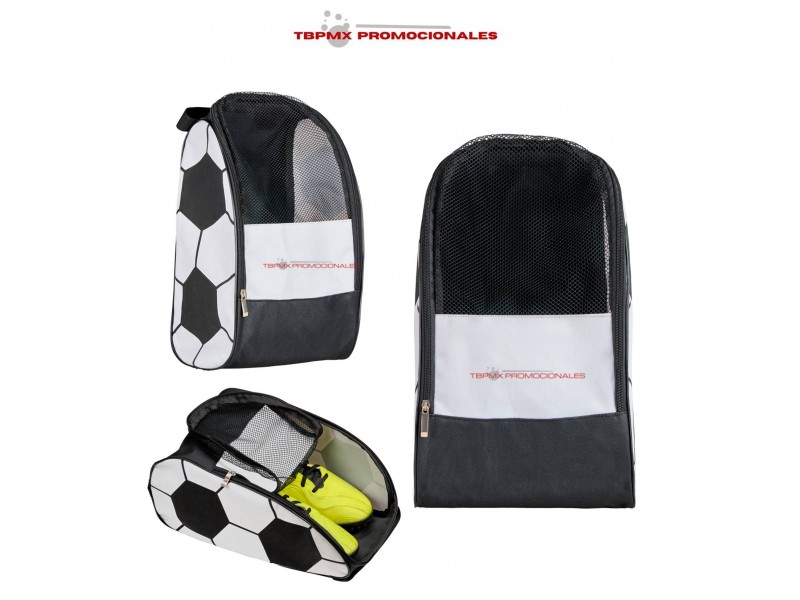 Zapatera poliester forma de balon soccer kylian promocional