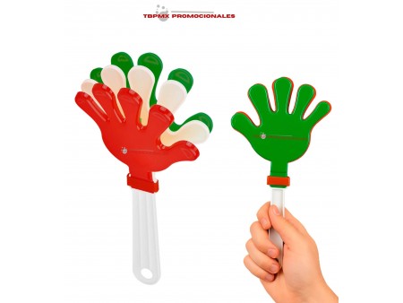 Aplaudidor de plastico forma de mano palmas promocional