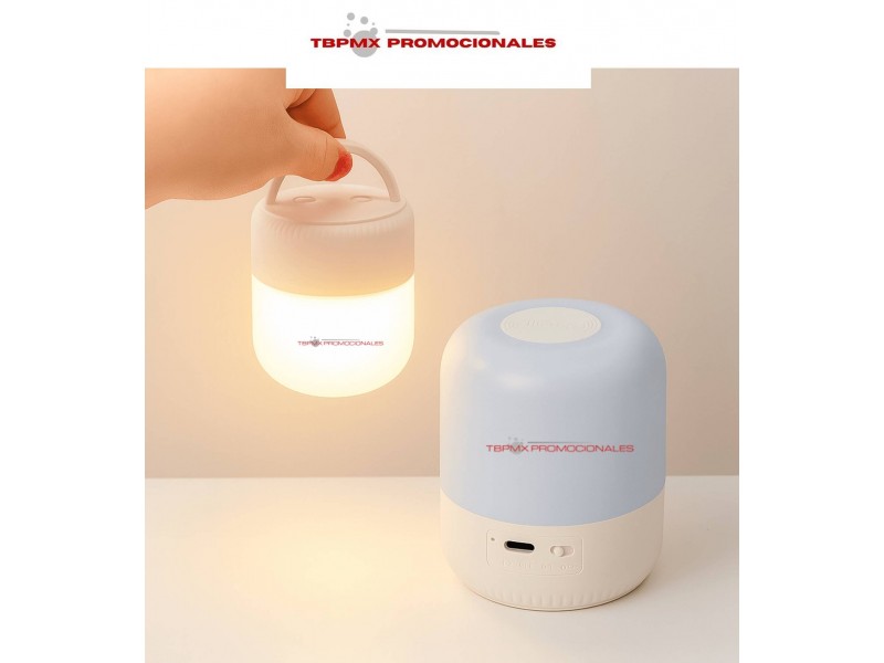 Lampara de luz led touch boton seguridad jill promocional
