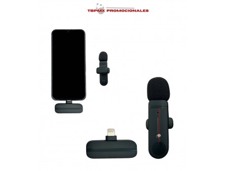 Microfono inalambrico con pinza bluetooth chapoy promocional