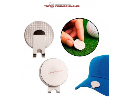 Marcador de golf metalico magnetico divot promocional