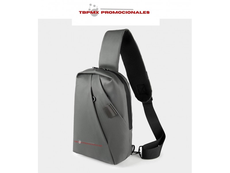 Mochila de viaje poliester resistente a salpicaduras parche de curpiel zarek promocional