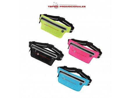 Cangurera deportiva ligera resisten al agua refejante fixa promocional