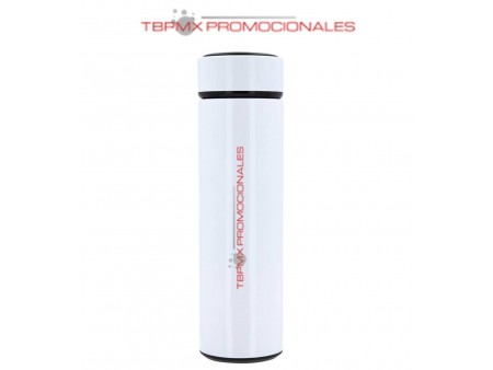Termo acero inoxidable 500 ml doble pared sublimable tapa colador picasso promocional