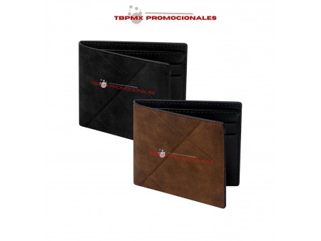 Cartera bifold curpiel riyal promocional