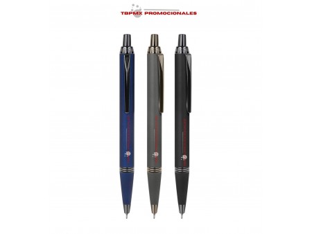 Boligrafo metalico doble acabado mate calion promocional
