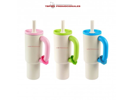Termo acero inoxidable 1200 ml doble pared tapa popote giant promocional