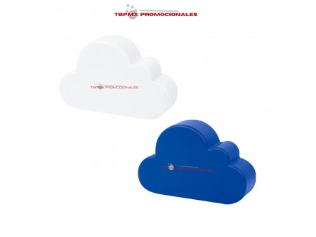 Pelota antiestres en forma de nube promocional