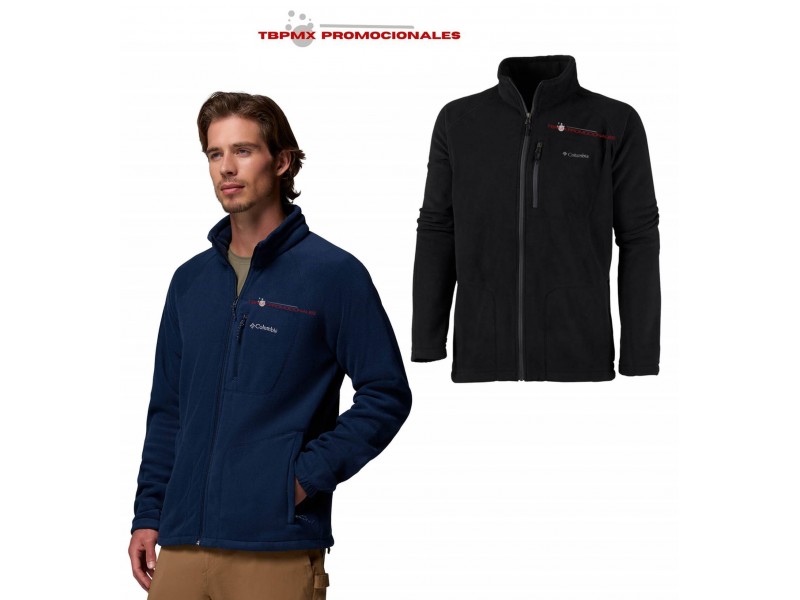 Chamarra fleece poliester fast trek columbia promocional