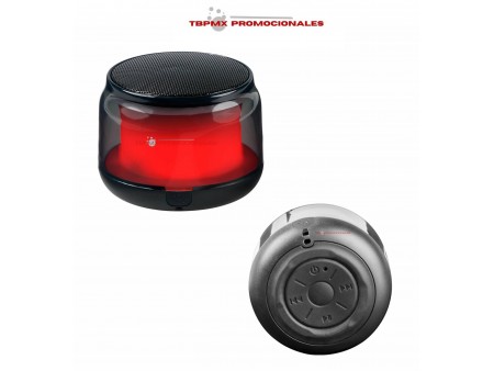 Bocina bluetoth portatil luz rgb led jisso promocional