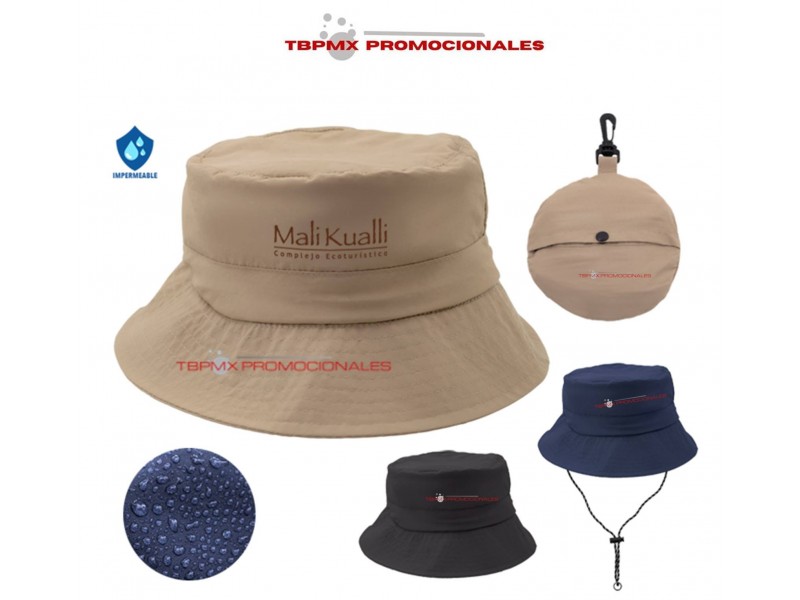 Sombrero tipo pescador impermeable unisex gilligan promocional