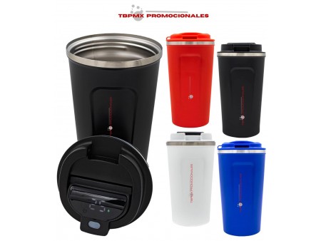 Vaso termo termico acero inoxidable 510 ml doble pared digital promocional
