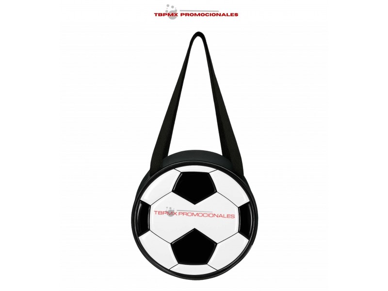 Lonchera termica impermeable forma balon soccer supa promocional
