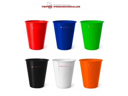 Vaso plástico pet 500 ml color solido party promocional