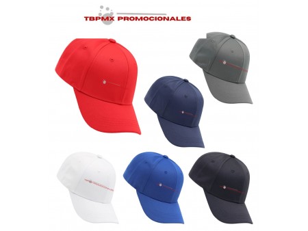 Gorra de algodón 6 gajos broche velcro ferb promocional