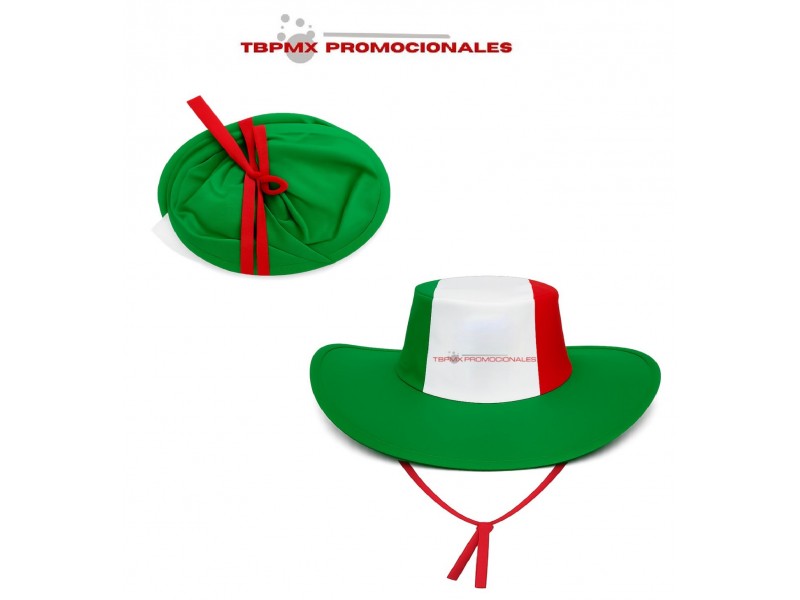 Sombrero de Mexico plegable tiro promocional