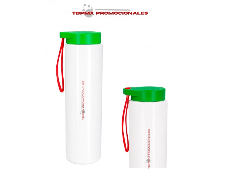Cilindro anfora plastico 1 litro solido tricolor cinta silicón midex mexa promocional