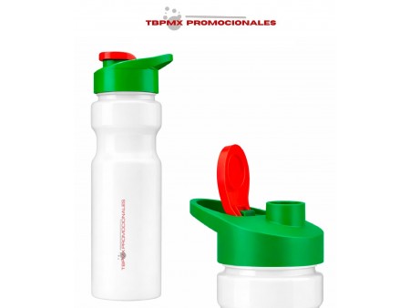 Cilindro anfora plastico pet 850 ml tricolor taro mexa promocional