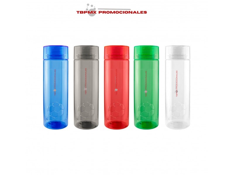 Cilindro anfora pet 850 ml  balon soccer en relieve promocional