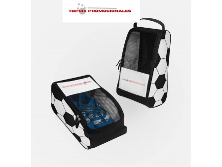 Zapatera deportiva en forma de balón soccer promocional