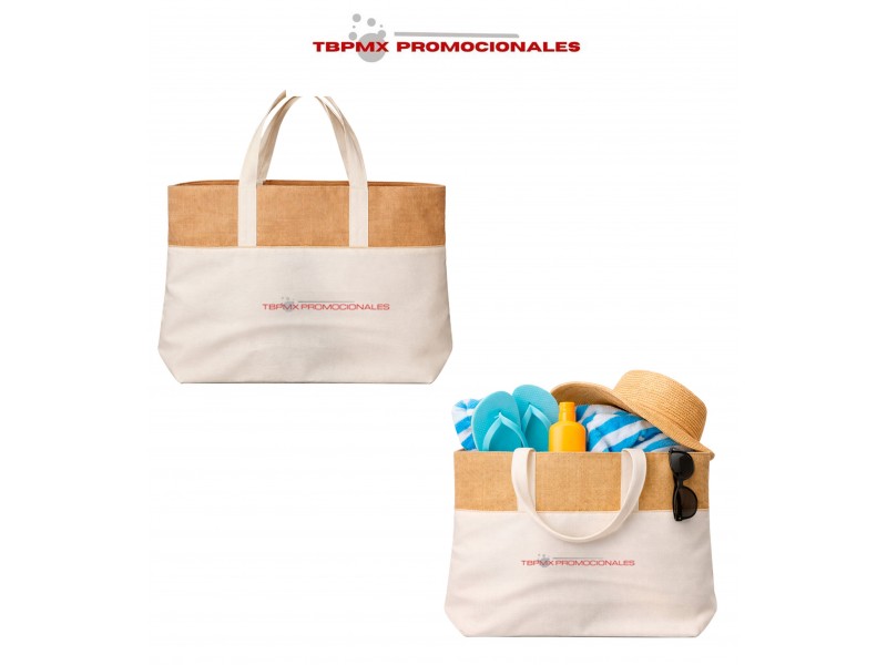 Bolsa de yute doble asa totoro promocional