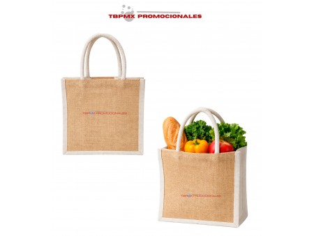 Bolsa de yute moss promocional