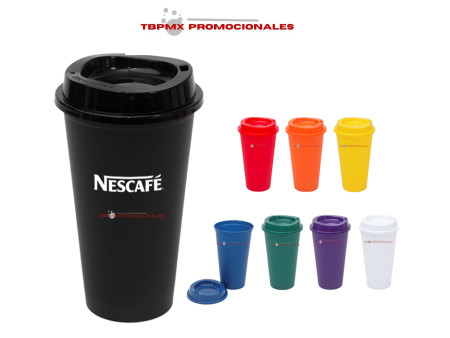 Vaso plástico cafetero 473 ml aldo promocional