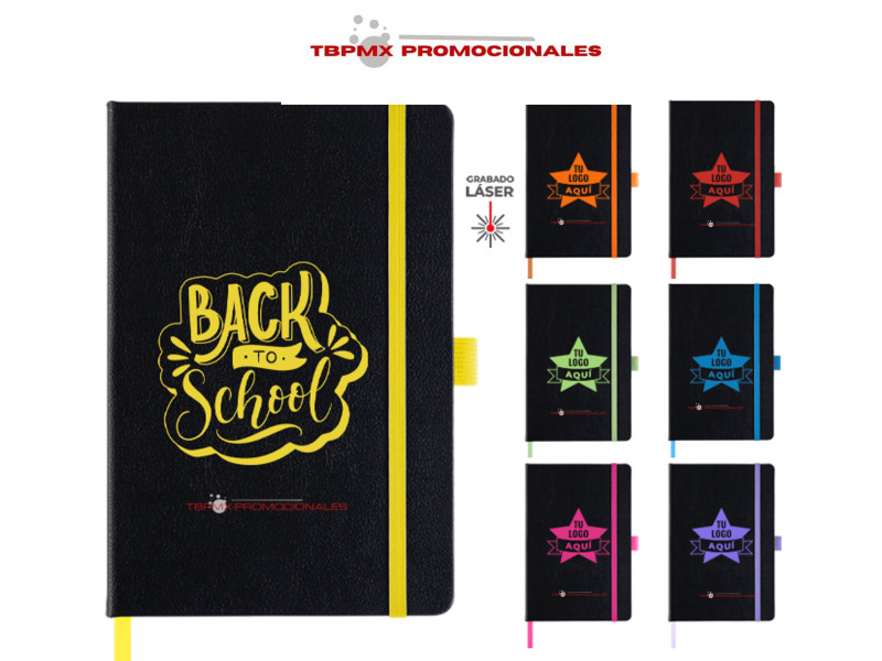 Libreta poliuretano personal 80 hojas rayadas al grabar es a color africa promocional