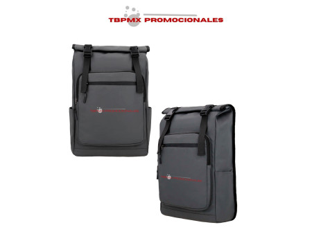 Mochila porta laptop ejecutiva escolar doble acceso laos promocional