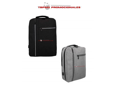 Mochila escolar ejecutiva porta laptop 17 pulgadas resorte para ropa puerto usb summit promocional