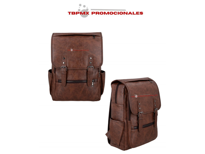 Mochila ejecutiva porta laptop curpiel thim promocional