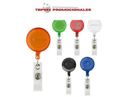 Portagafete retráctil yoyo promocional