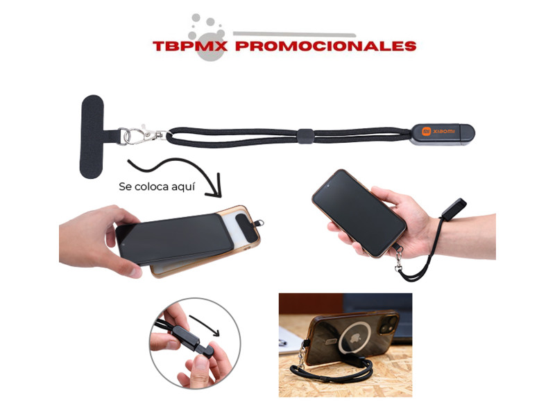 Correa de muñeca ajustable apra celular móvile promocional