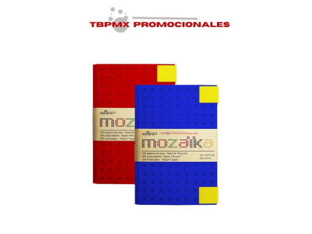 Libreta waff mozaika mediana promocional
