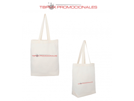 Bolsa algodon cosida colmax promocional