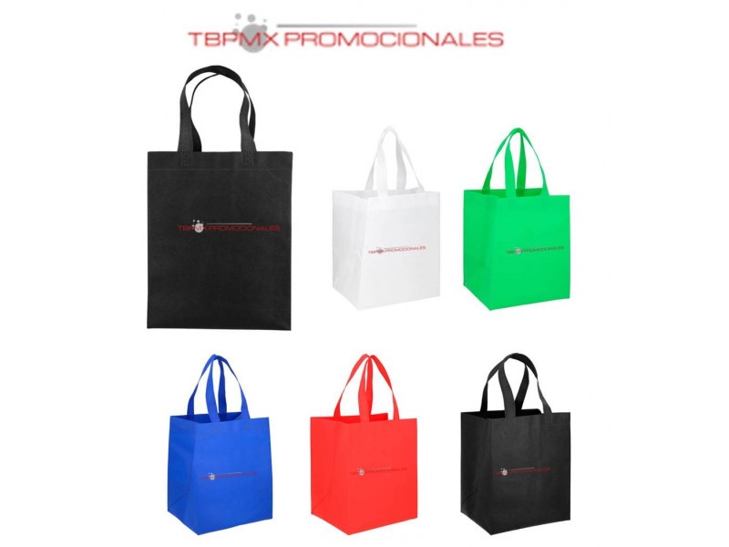 Bolsa ecologica nonwoven termosellada fuelle wovi promocional