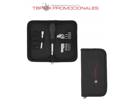 Set herramientas estuche poliester pocket promocional