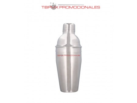 Shaker acero inoxidable 550 ml tapa metalica con coladera carajillo promocional