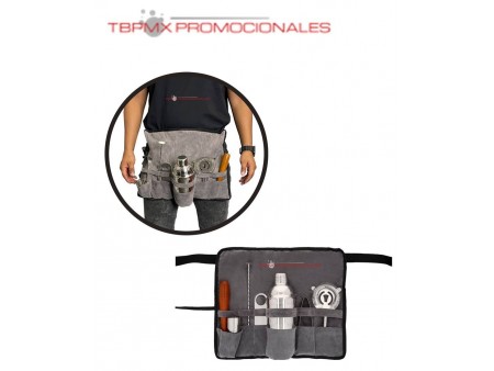 Set cocteleria 550 ml 8 accesorios barman promocional