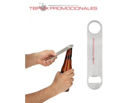 Destapador metalico doble aro corona promocional