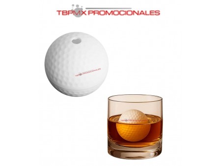 Molde para hielo en forma de pelota de golf hazard promocional