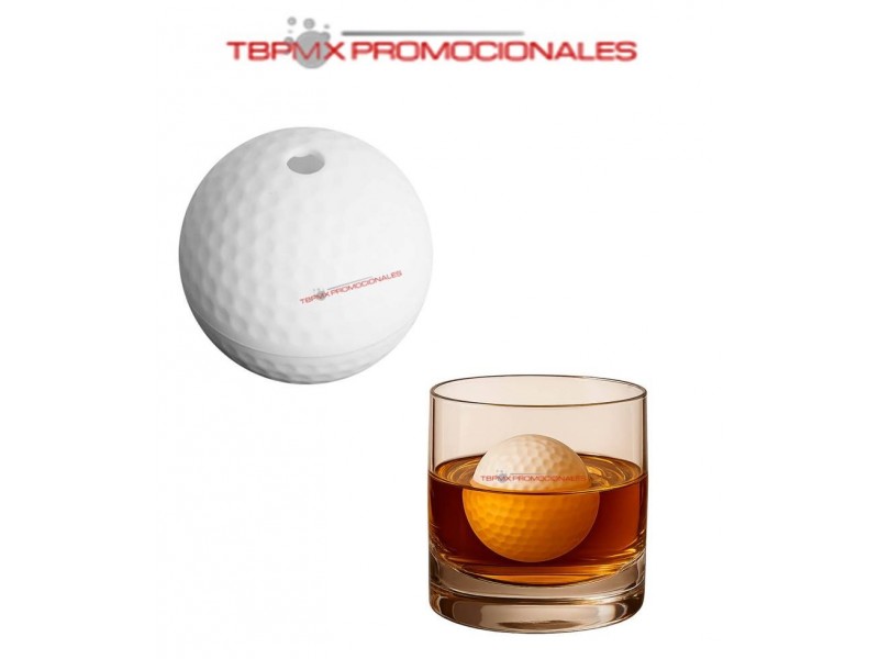 Molde para hielo en forma de pelota de golf hazard promocional