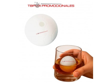 Molde para hielo forma balon futbol soccer telstar promocional