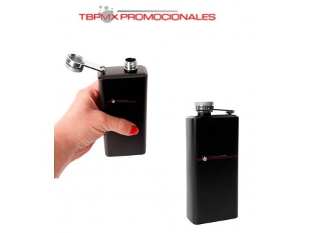 Licorera acero inoxidable 180 ml mate astil promocional
