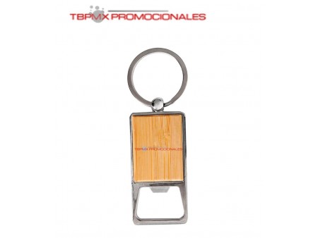 destapador metal bambu llavero neken promocional