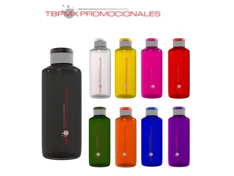 Cilindro anfora plastico 500 ml translucido color prisma promocional