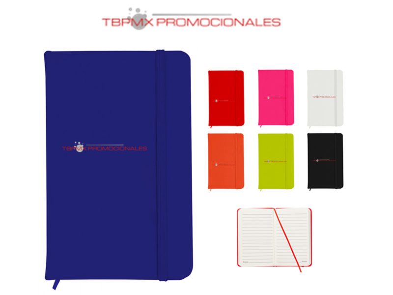 Libreta bitacora 96 hojas rayadas carton plastificado avira promocional