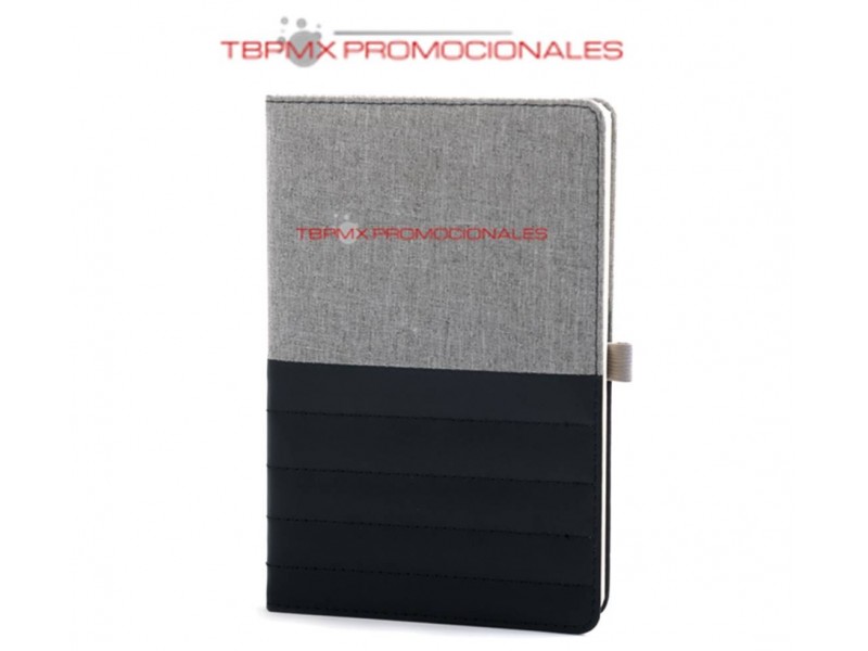 Libreta poliester cubierta tipo curpiel 80 hojas rayadas arthur promocional