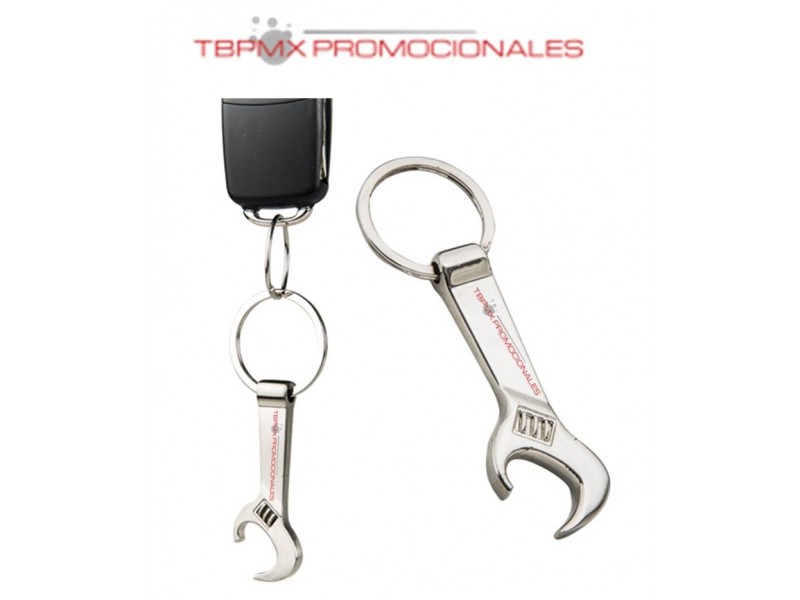 Llavero metalico forma llave tool promocional