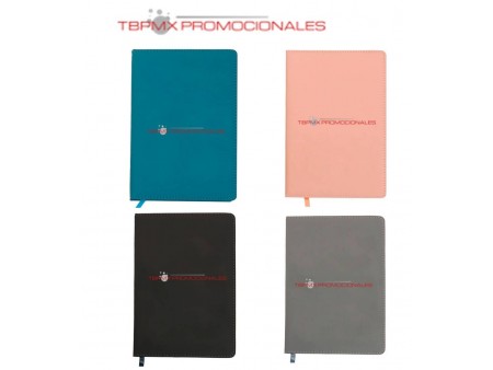 Agenda diaria poliuretano calendario 2025 a 2029 98 hojas rayadas zadora promocional